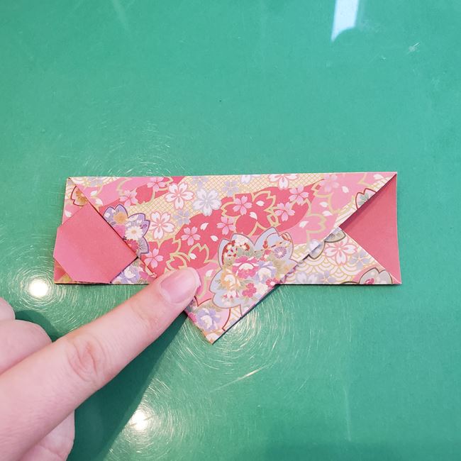 箸袋 折り紙のうさぎの折り方作り方②袋にする(15)