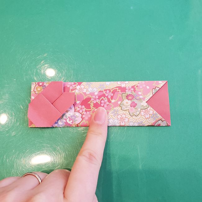 箸袋 折り紙のうさぎの折り方作り方②袋にする(19)