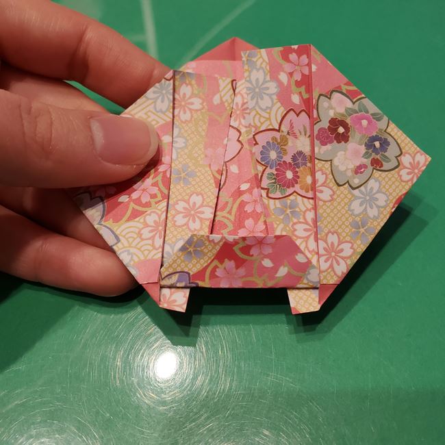 雛人形の着物の折り紙 簡単な折り方作り方(11)