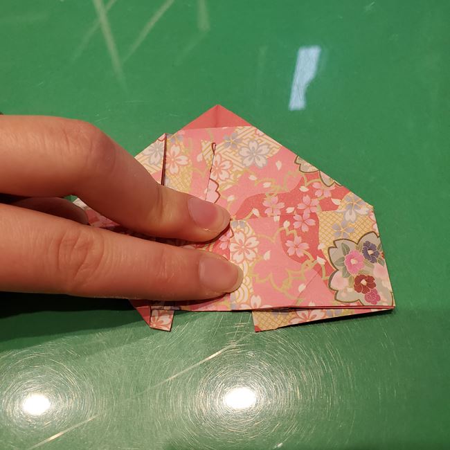 雛人形の着物の折り紙 簡単な折り方作り方(14)
