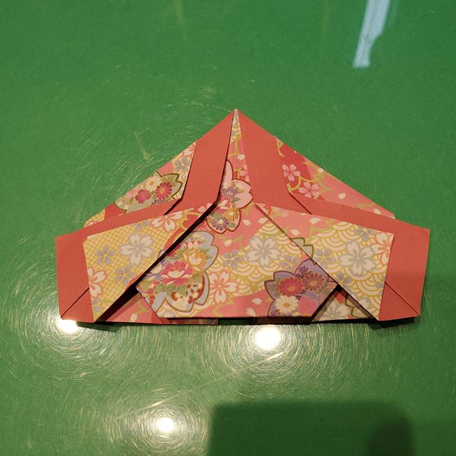 雛人形の着物の折り紙 簡単な折り方作り方(19)