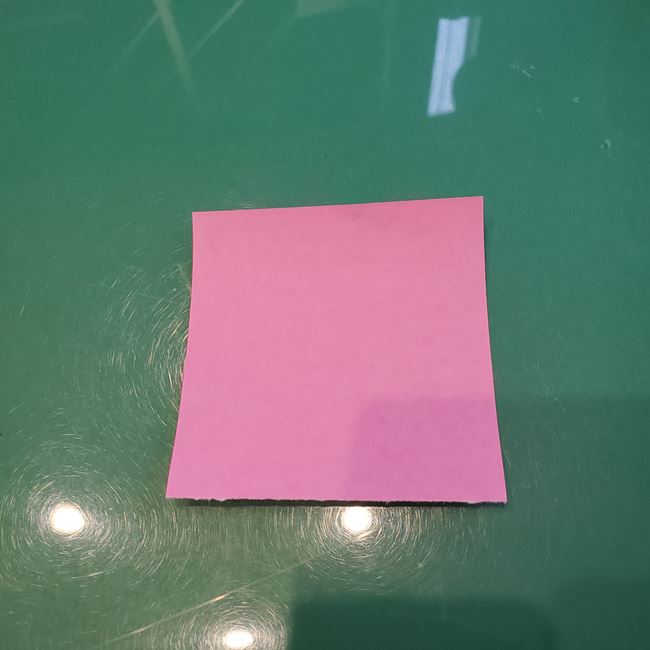 鬼滅の刃の折り紙 ストラップキーホルダーの簡単な作り方折り方①パーツ(1)
