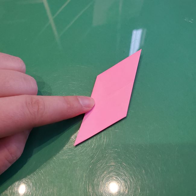 鬼滅の刃の折り紙 ストラップキーホルダーの簡単な作り方折り方①パーツ(13)