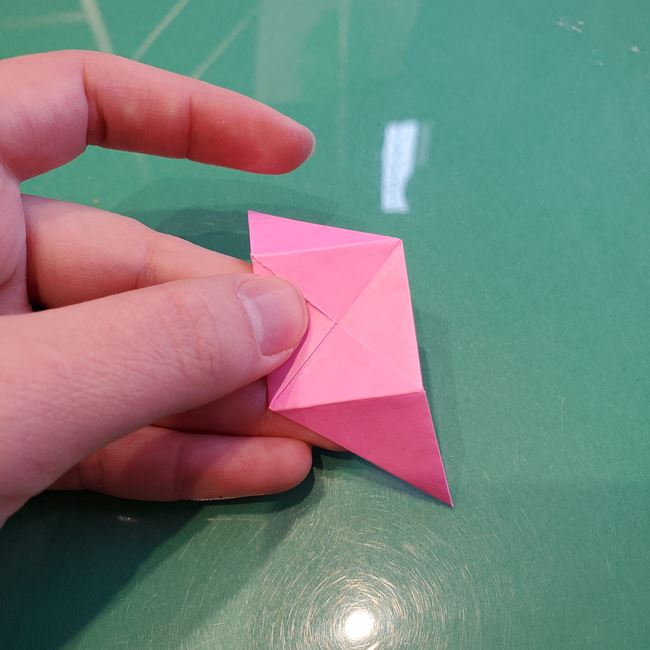 鬼滅の刃の折り紙 ストラップキーホルダーの簡単な作り方折り方①パーツ(16)