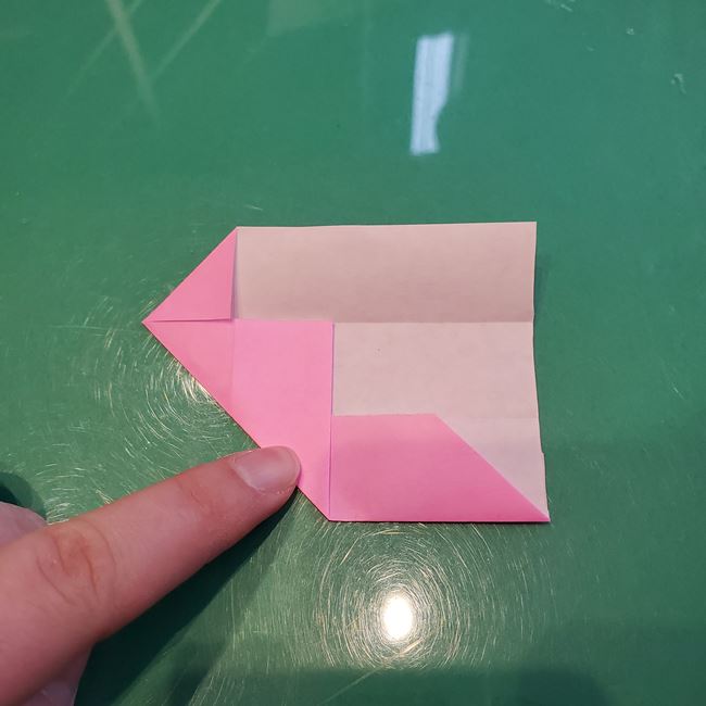 鬼滅の刃の折り紙 ストラップキーホルダーの簡単な作り方折り方①パーツ(8)