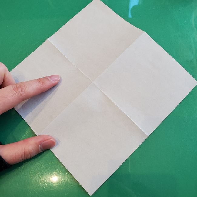 ひな祭りのぼんぼりの折り紙 立体的な折り方作り方①土台(5)