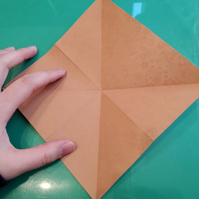 ひな祭りのぼんぼりの折り紙 立体的な折り方作り方②灯り(3)