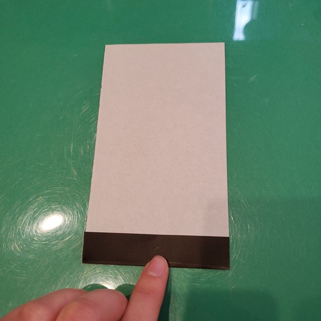 ぼんぼりの折り紙 平面で簡単な折り方作り方②下パーツ(5)