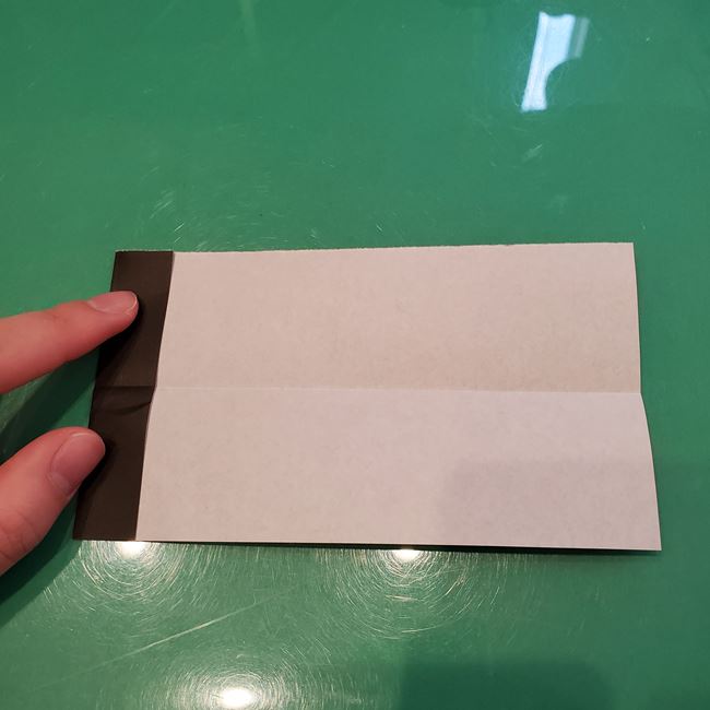 ぼんぼりの折り紙 平面で簡単な折り方作り方②下パーツ(8)