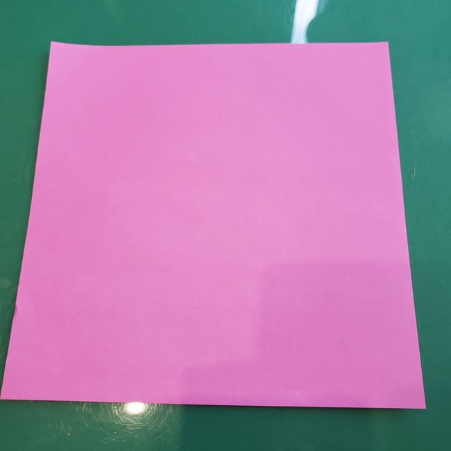 三人官女の折り紙の折り方 簡単な作り方①からだ(1)