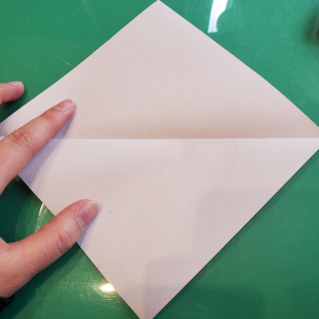 三人官女の折り紙の折り方 簡単な作り方①からだ(3)