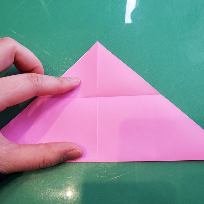 三人官女の折り紙の折り方 簡単な作り方①からだ(6)