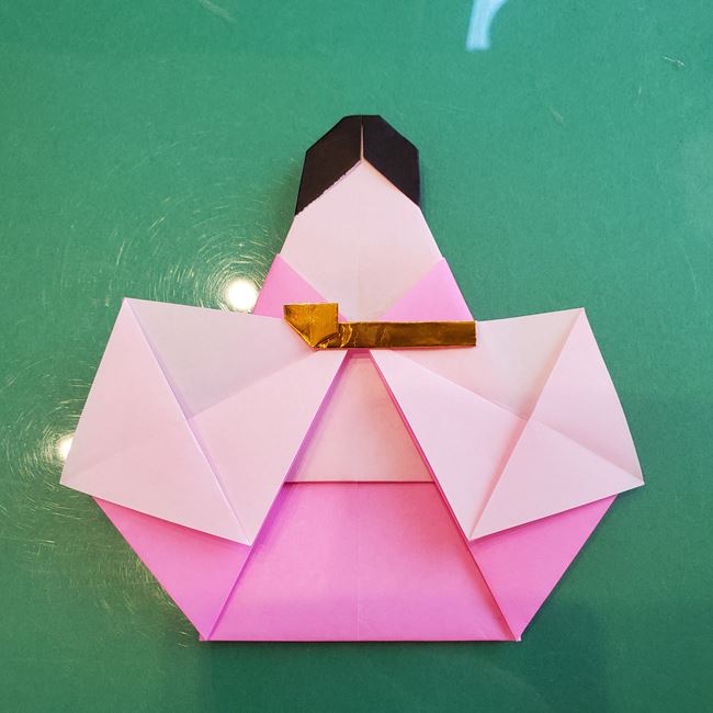 三人官女の折り紙の折り方 簡単な作り方③持ち物(23)