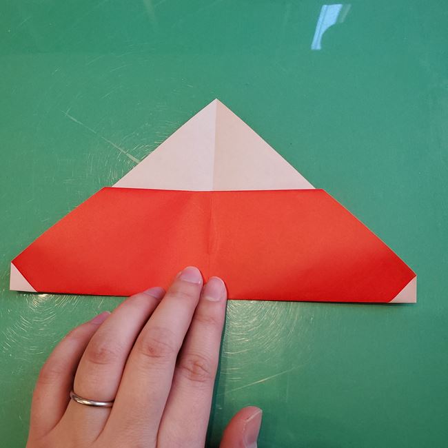 五人囃子の折り紙 簡単な折り方作り方①からだ(10)