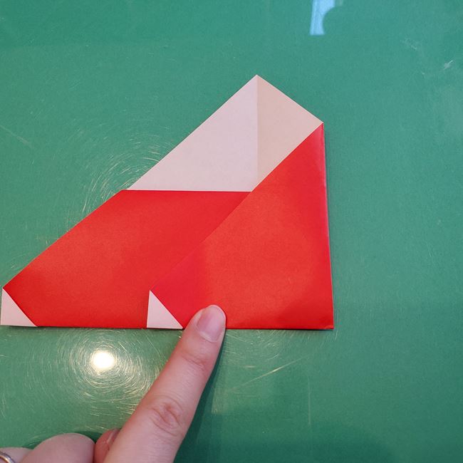五人囃子の折り紙 簡単な折り方作り方①からだ(12)