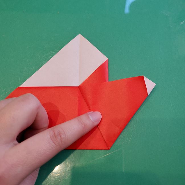 五人囃子の折り紙 簡単な折り方作り方①からだ(13)