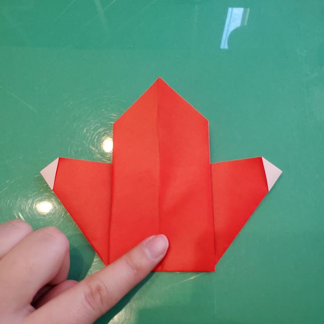 五人囃子の折り紙 簡単な折り方作り方①からだ(15)