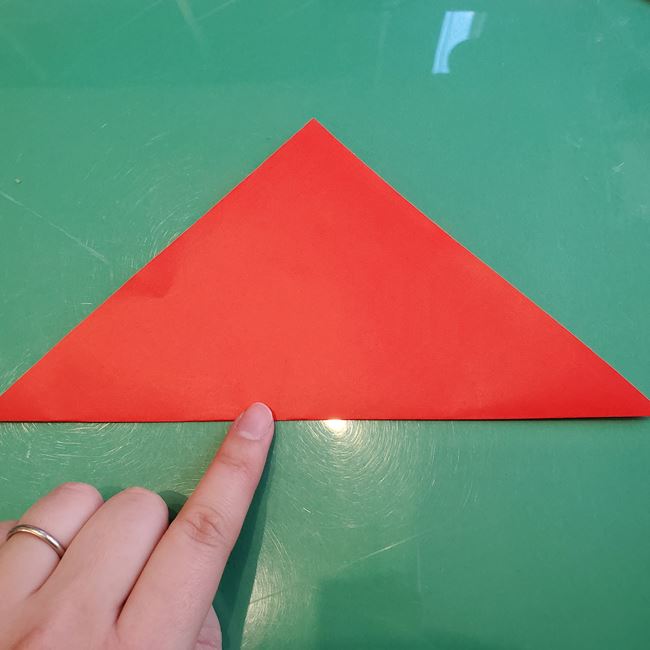 五人囃子の折り紙 簡単な折り方作り方①からだ(2)