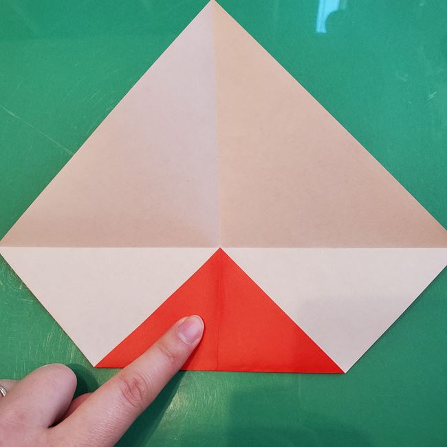 五人囃子の折り紙 簡単な折り方作り方①からだ(6)