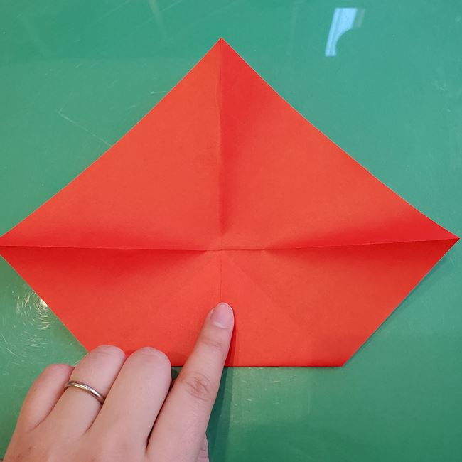 五人囃子の折り紙 簡単な折り方作り方①からだ(7)