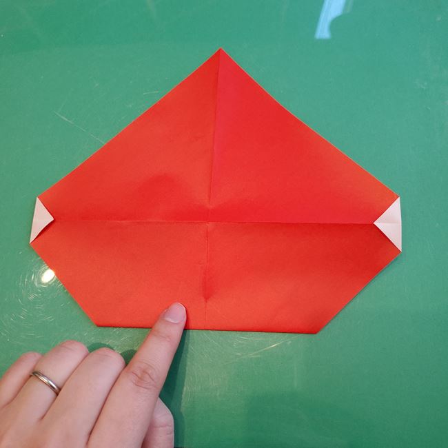 五人囃子の折り紙 簡単な折り方作り方①からだ(8)
