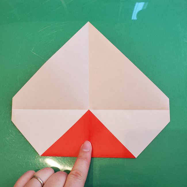 五人囃子の折り紙 簡単な折り方作り方①からだ(9)