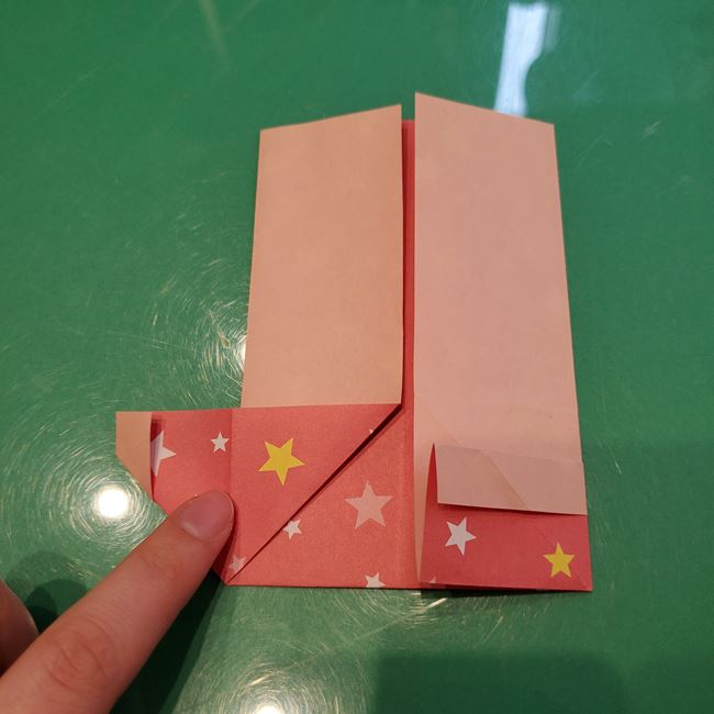 折り紙 ハート猫の作り方折り方①前半(13)