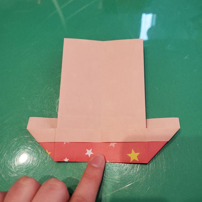 折り紙 ハート猫の作り方折り方①前半(15)