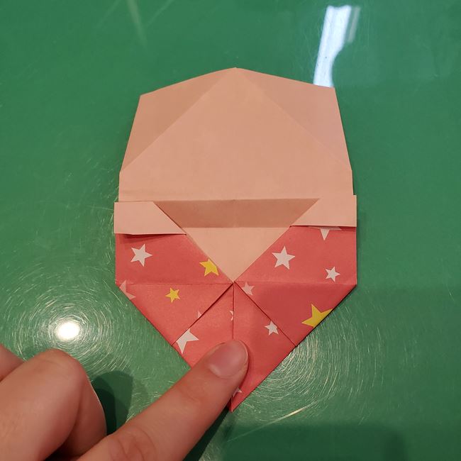 折り紙 ハート猫の作り方折り方①前半(21)
