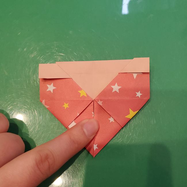 折り紙 ハート猫の作り方折り方②後半(10)
