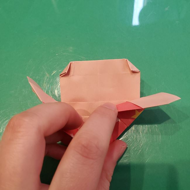 折り紙 ハート猫の作り方折り方②後半(11)