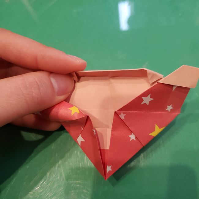 折り紙 ハート猫の作り方折り方②後半(12)