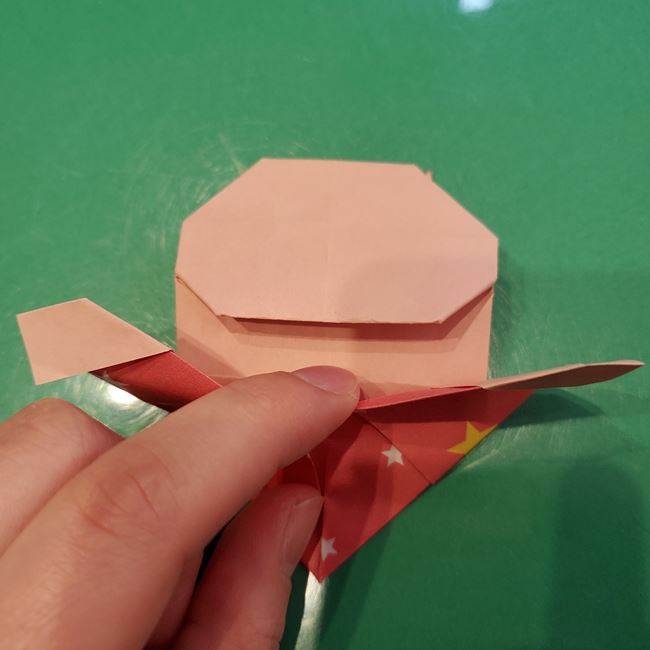 折り紙 ハート猫の作り方折り方②後半(13)