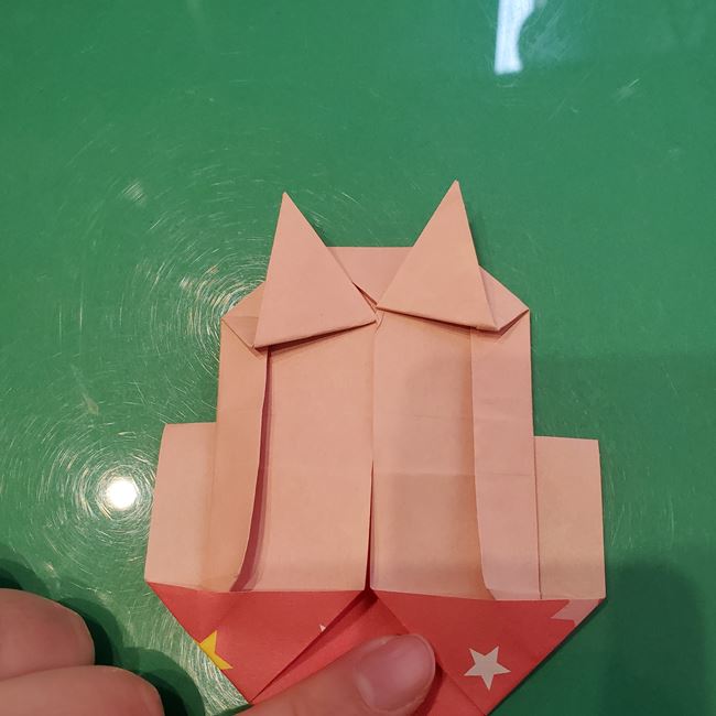 折り紙 ハート猫の作り方折り方②後半(8)
