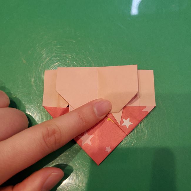 折り紙 ハート猫の作り方折り方②後半(9)