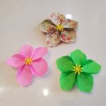 折り紙でひな祭りの桃の花を立体的につくれる簡単折り方｜お雛様飾りを手作り♪