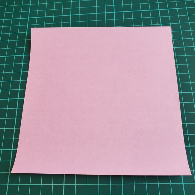 桃の花 折り紙を切る切り絵はハサミで簡単に作れる♪1