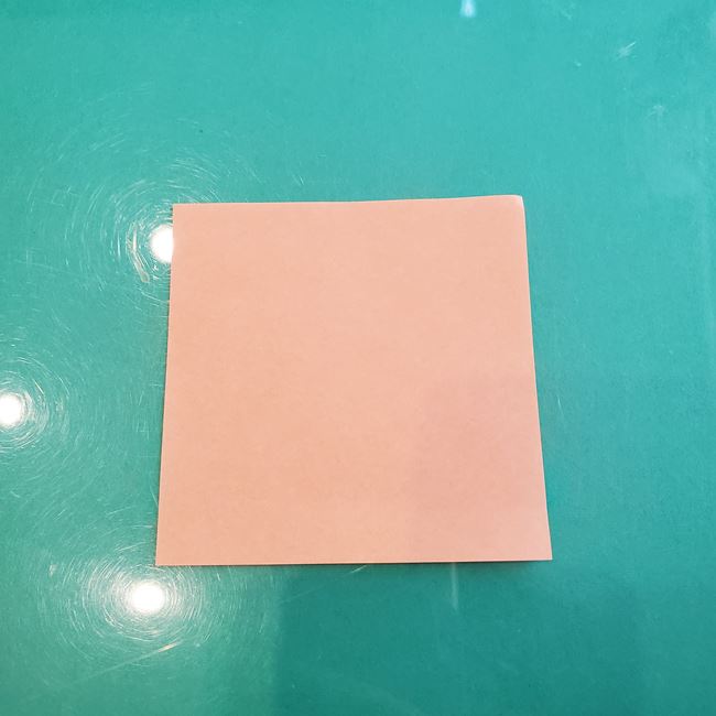 菱餅の折り紙の作り方折り方①おもち(1)