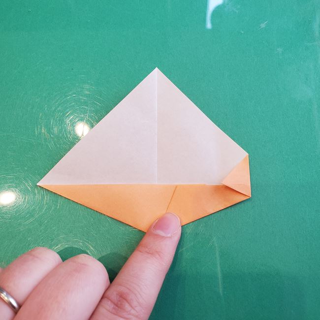 菱餅の折り紙の作り方折り方①おもち(10)