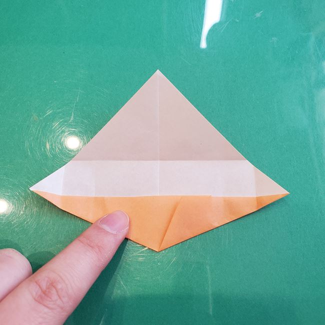 菱餅の折り紙の作り方折り方①おもち(13)