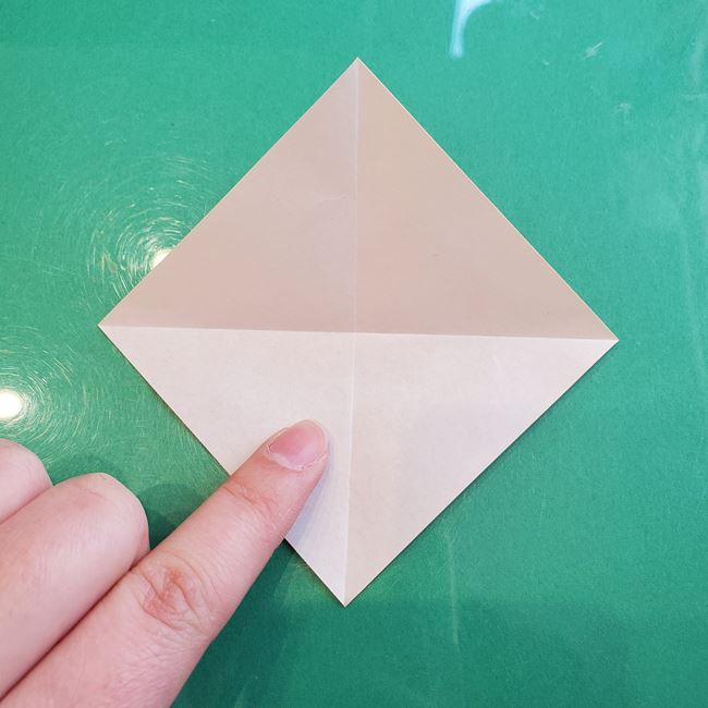 菱餅の折り紙の作り方折り方①おもち(5)
