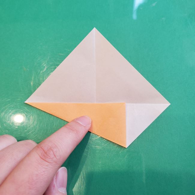 菱餅の折り紙の作り方折り方①おもち(6)