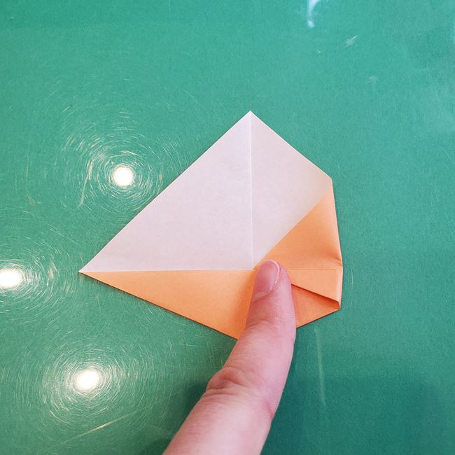 菱餅の折り紙の作り方折り方①おもち(8)