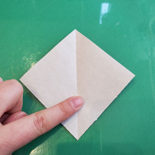 菱餅の折り紙の作り方折り方②台(3)