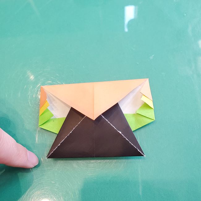 菱餅の折り紙の作り方折り方②台(8)