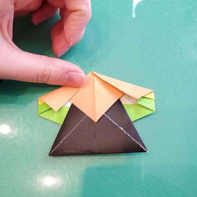 菱餅の折り紙の作り方折り方②台(9)
