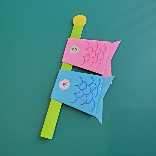 デイサービスにこいのぼりの折り紙 高齢者の5月製作にも最適 子供と楽しむ折り紙 工作