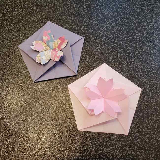 折り紙のポチ袋 桜の花はおしゃれで簡単 作り方動画を見て作ってみた 子供と楽しむ折り紙 工作