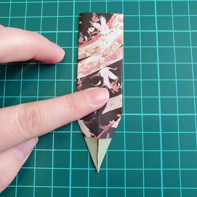 お雛様の箸置きの折り紙 折り方作り方(11)