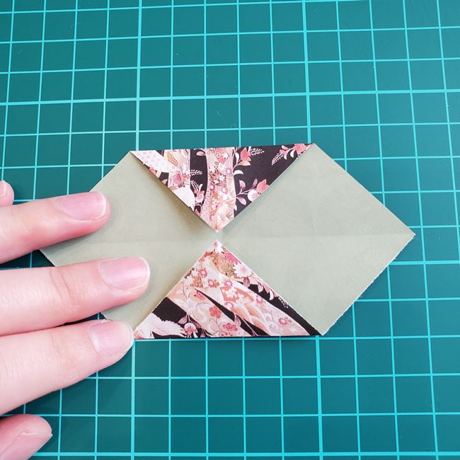 お雛様の箸置きの折り紙 折り方作り方(6)